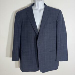 Canali Impeccabile Blue Wool Sports Coat Blazer Cupro Men US 44 SHORT / IT 58